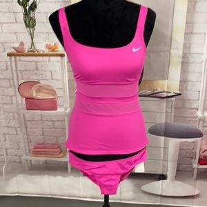 Nike Hot Pink 2 piece swimwear -Small
